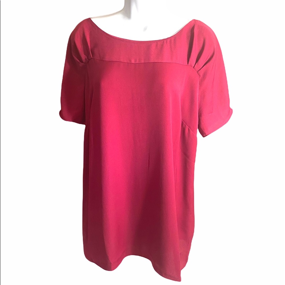 Worthington Madrid rose blouse size LT